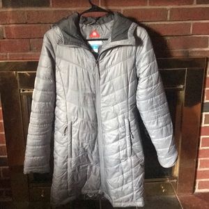 Grey long Columbia jacket